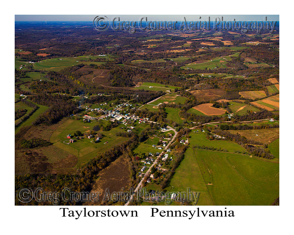 Aerial Photo of Taylorstown, Pennsylvania