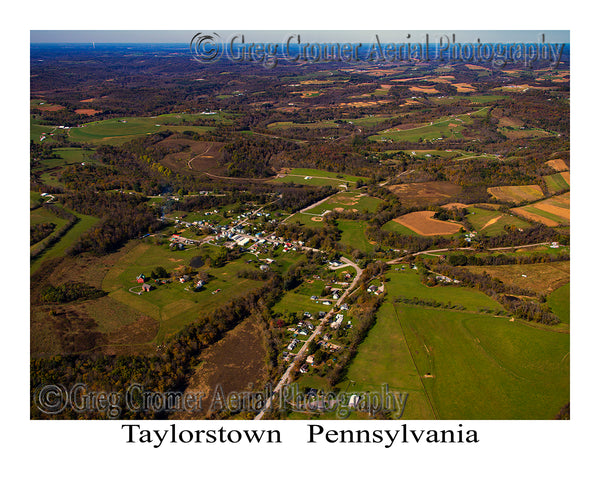 Aerial Photo of Taylorstown, Pennsylvania