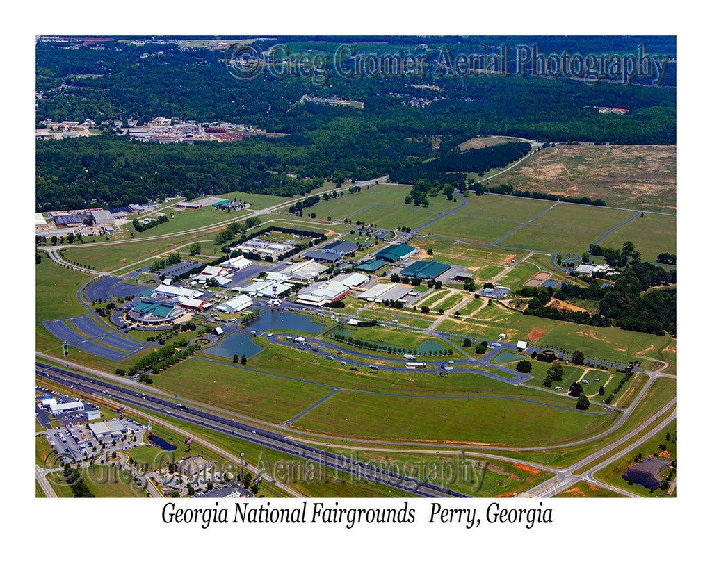 Aerial Photo of Georgia National Fairgrounds - Perry, Georgia