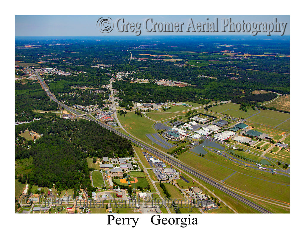 Aerial Photo of Perry, Georgia