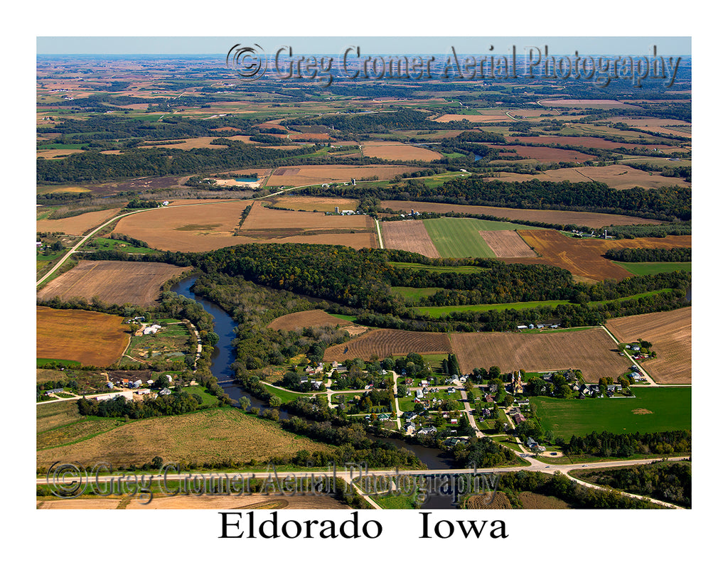 Aerial Photo of Eldorado, Iowa