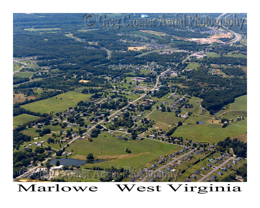 Aerial Photo of Marlowe, West Virginia