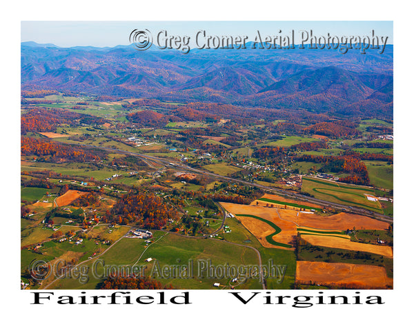 Aerial Photo of Fairfield, Virginia