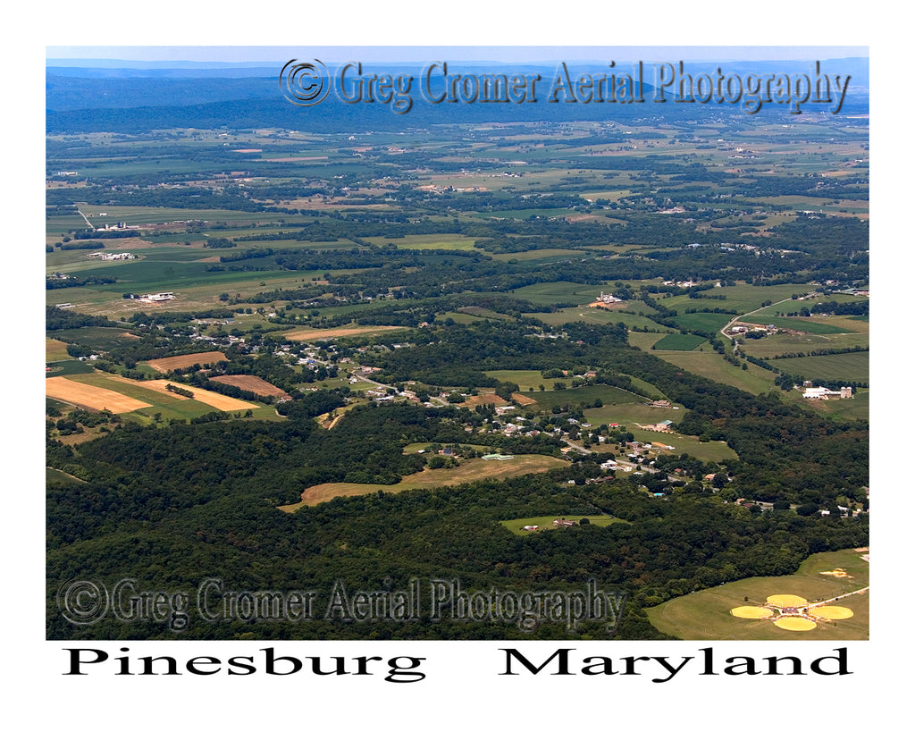 Aerial Photo of Pinesburg, Maryland
