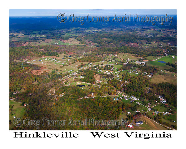 Aerial Photo of Hinkleville, West Virginia