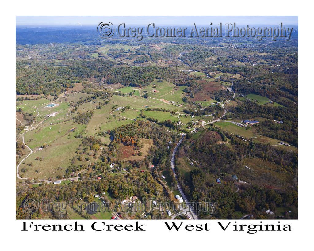 Aerial Photo of French Creek, West Virginia