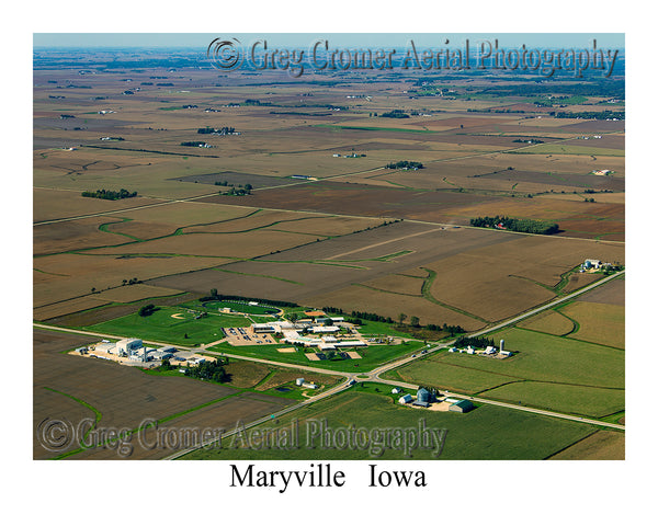 Aerial Photo of Maryville Iowa