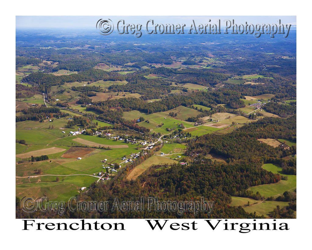 Aerial Photo of Frenchton, West Virginia