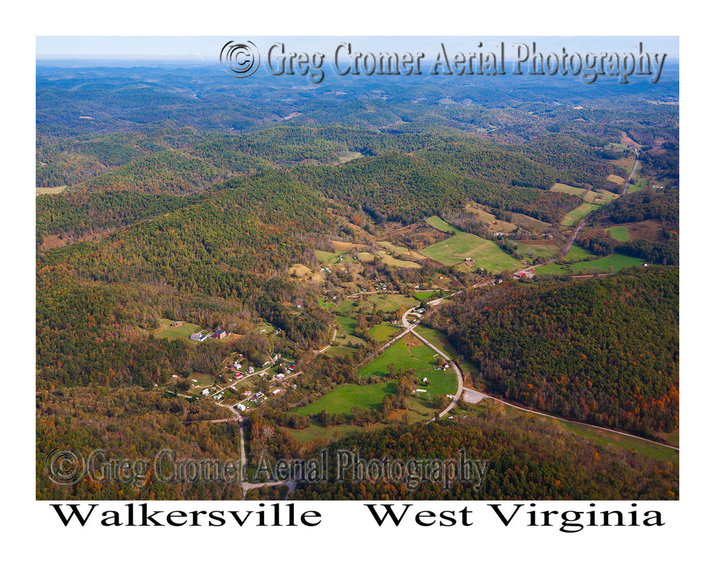 Aerial Photo of Walkersville, West Virginia
