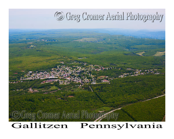Aerial Photo of Gallitzen, Pennsylvania