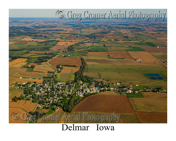 Aerial Photo of Delmar, Iowa