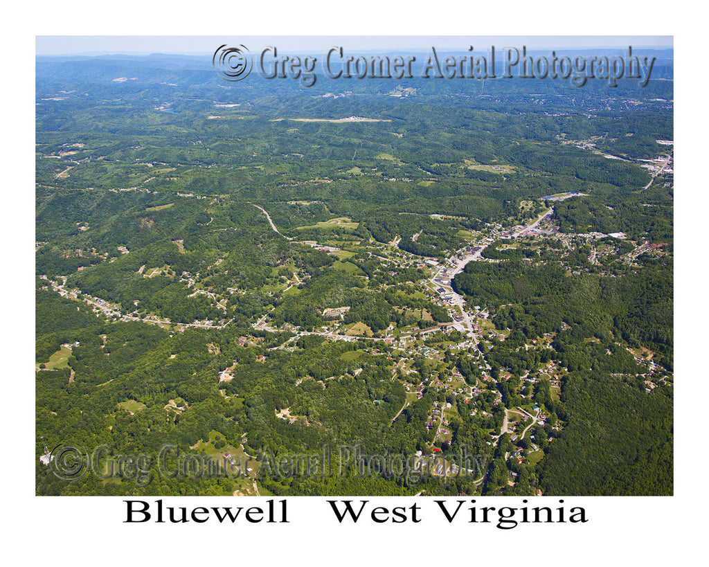 Aerial Photo of Bluewell, West Virginia