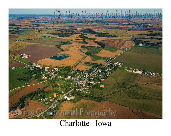 Aerial Photo of Charlotte, Iowa