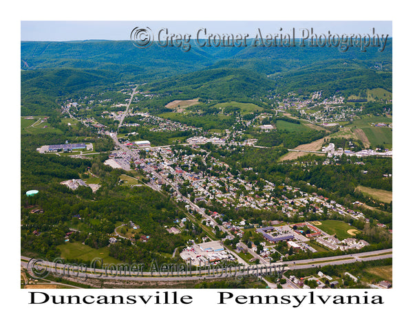 Aerial Photo of Duncansville, Pennsylvania