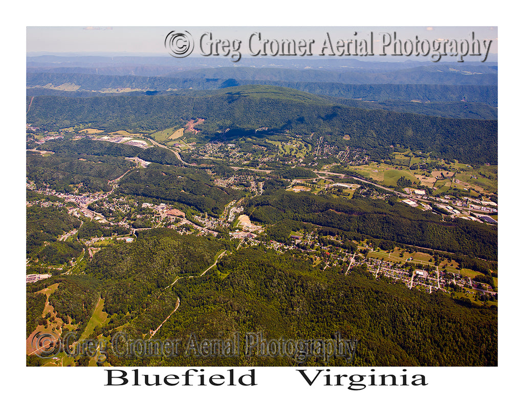 Aerial Photo of Bluefield, Virginia