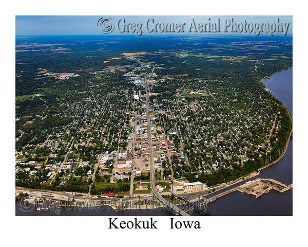 Aerial Photo of Keokuk, Iowa