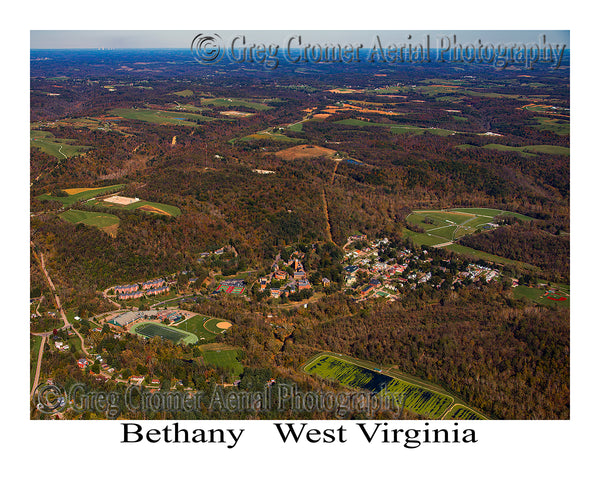 Aerial Photo of Bethany, West Virginia