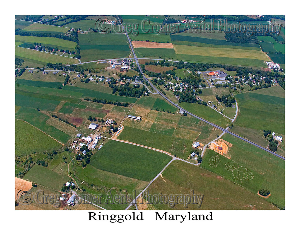 Aerial Photo of Ringgold, Maryland