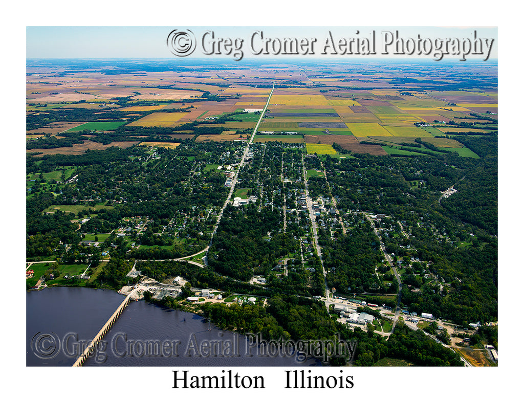 Aerial Photo of Hamilton, Illinois