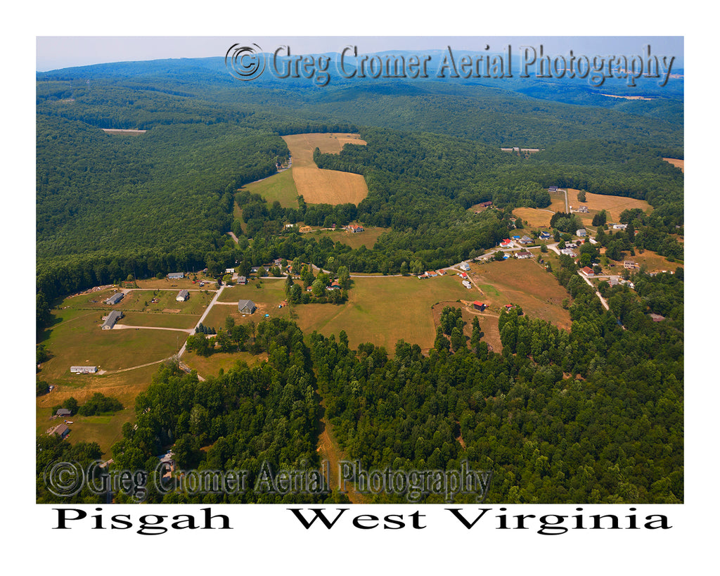 Aerial Photo of Pisgah, West Virginia