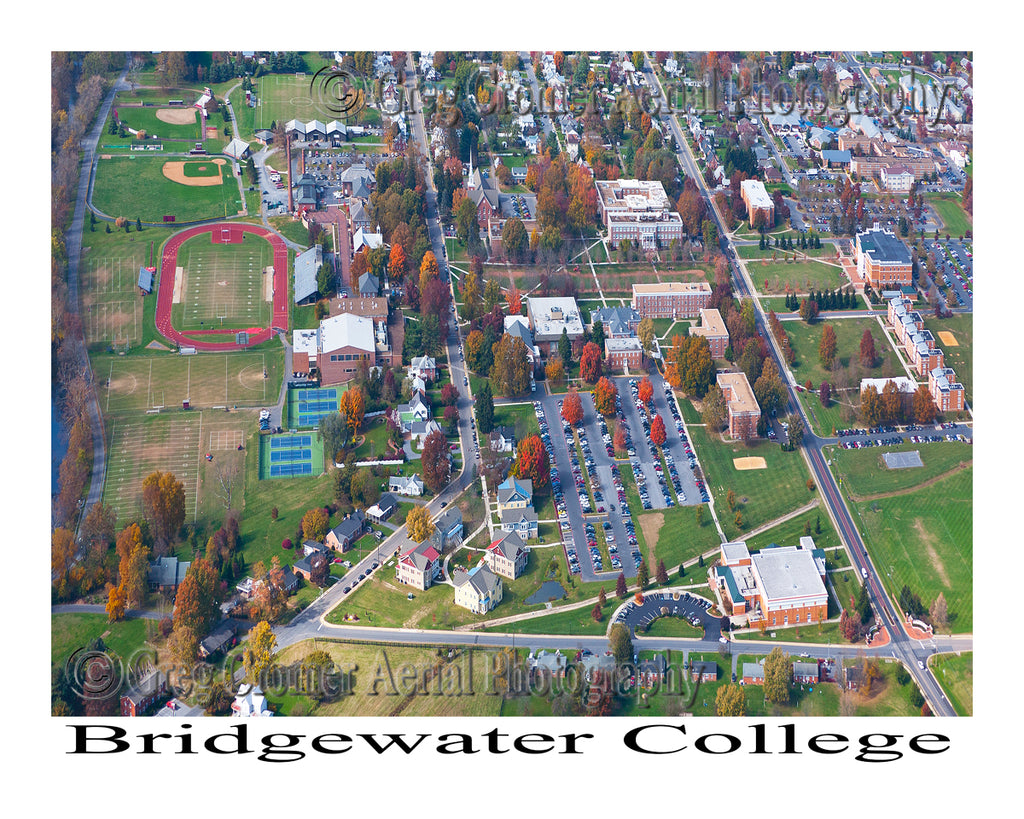 Aerial Photo of Bridgewater College, Virginia