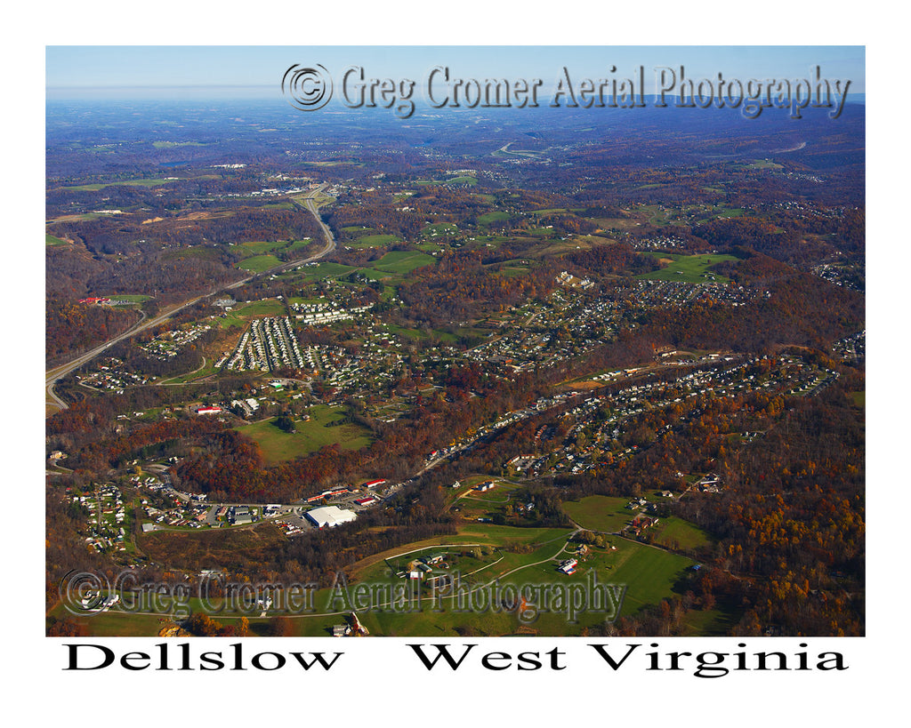 Aerial Photo of Dellslow, West Virginia