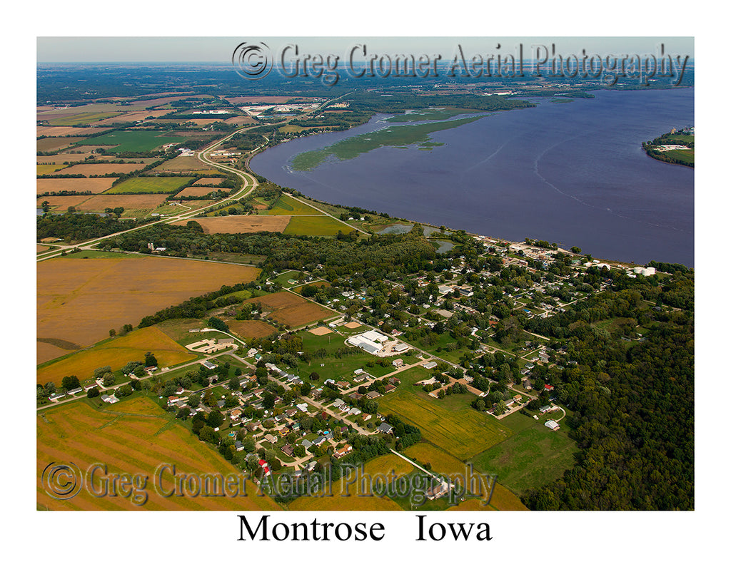 Aerial Photo of Montrose, Iowa
