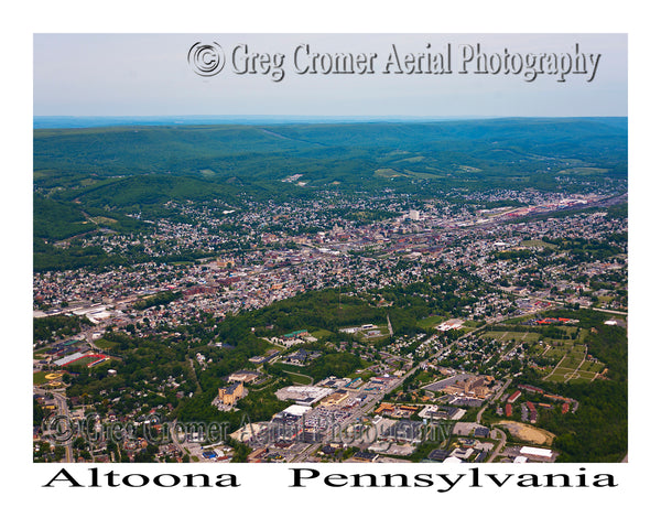 Aerial Photo of Altoona, Pennsylvania