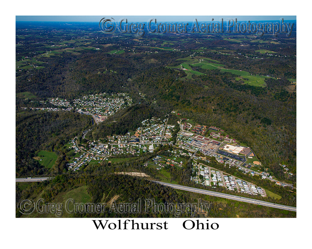 Aerial Photo of Wolfhurst, Ohio