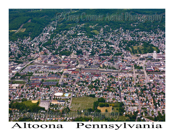 Aerial Photo of Altoona, Pennsylvania