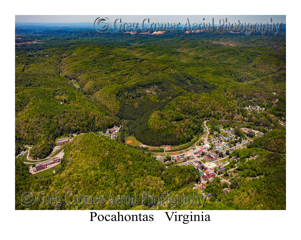 Aerial Photo of Pocahontas, Virginia