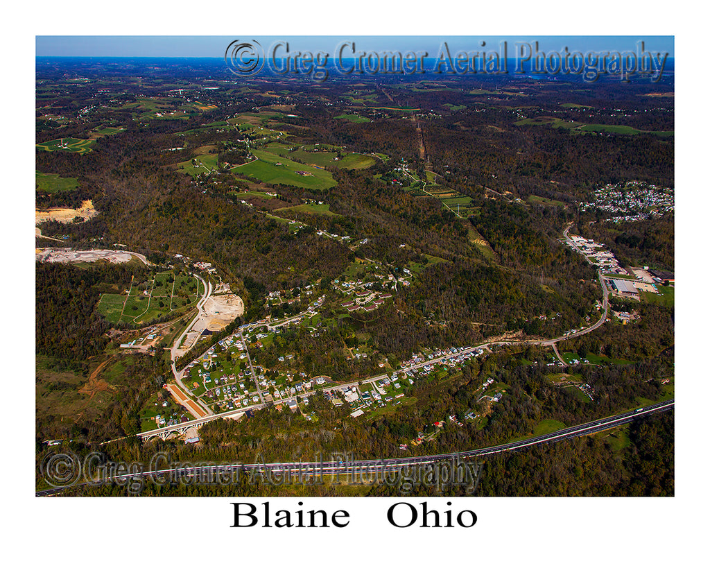 Aerial Photo of Blaine, Ohio