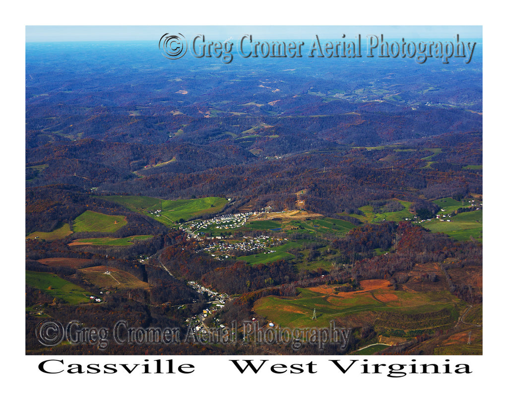 Aerial Photo of Cassville, West Virginia