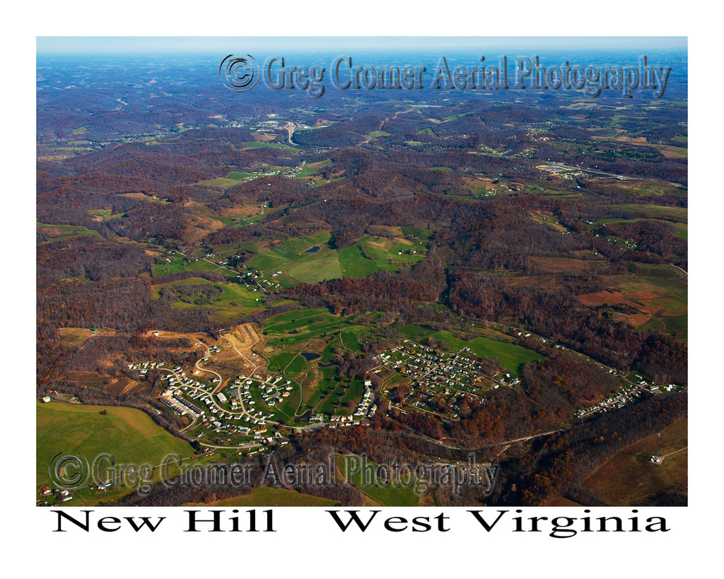 Aerial Photo of New Hill, West Virginia