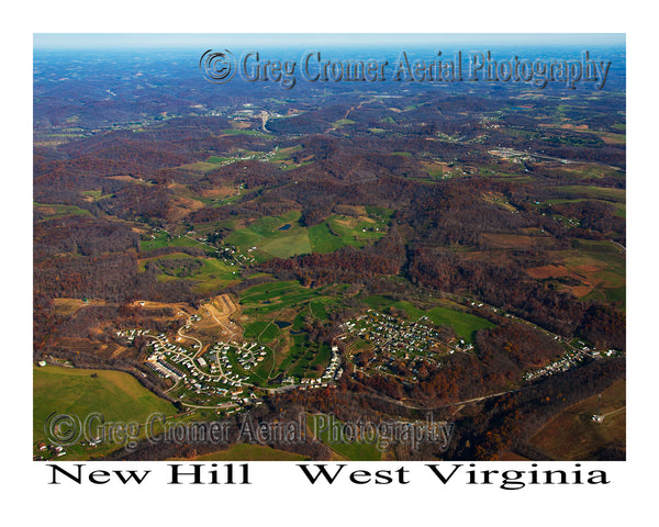 Aerial Photo of New Hill, West Virginia