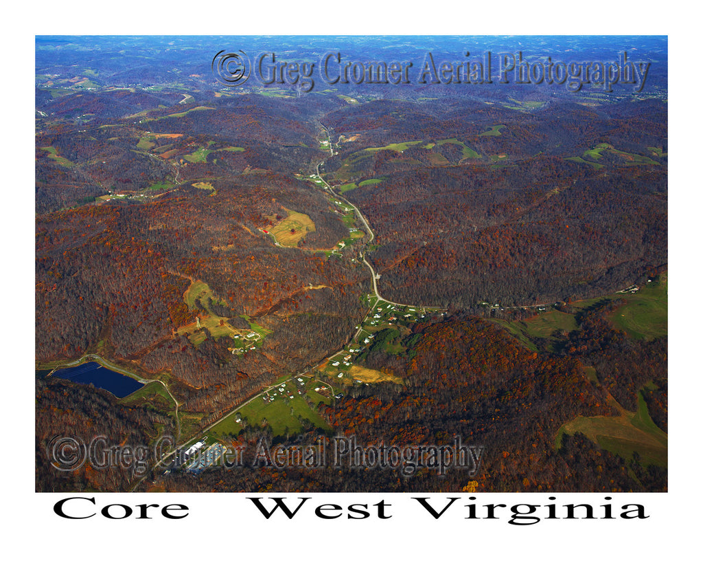 Aerial Photo of Core, West Virginia