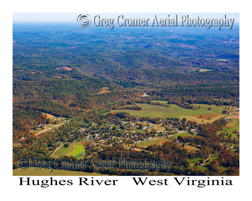 Aerial Photo of Hughes River, West Virginia