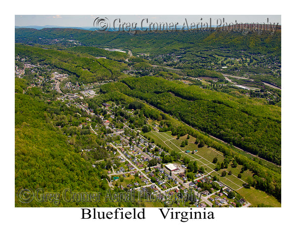 Aerial Photo of Bluefield, Virginia