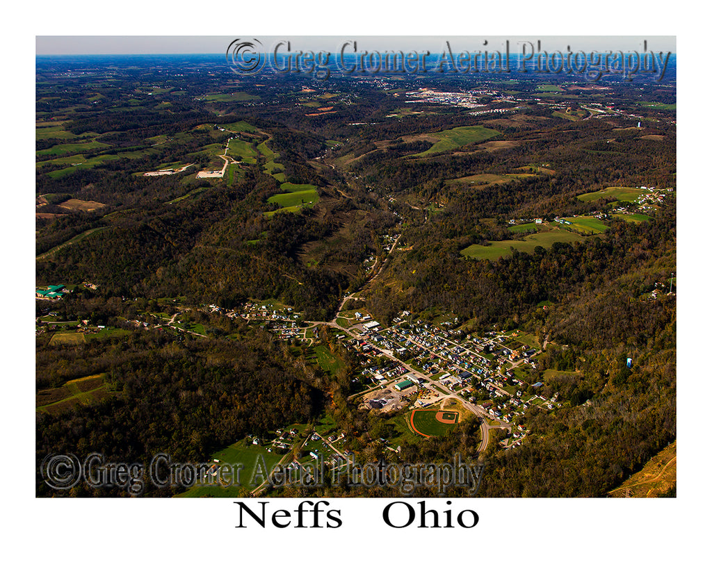 Aerial Photo of Neffs, Ohio