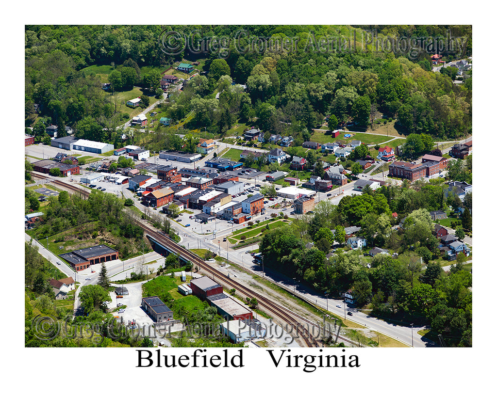 Aerial Photo of Bluefield, Virginia