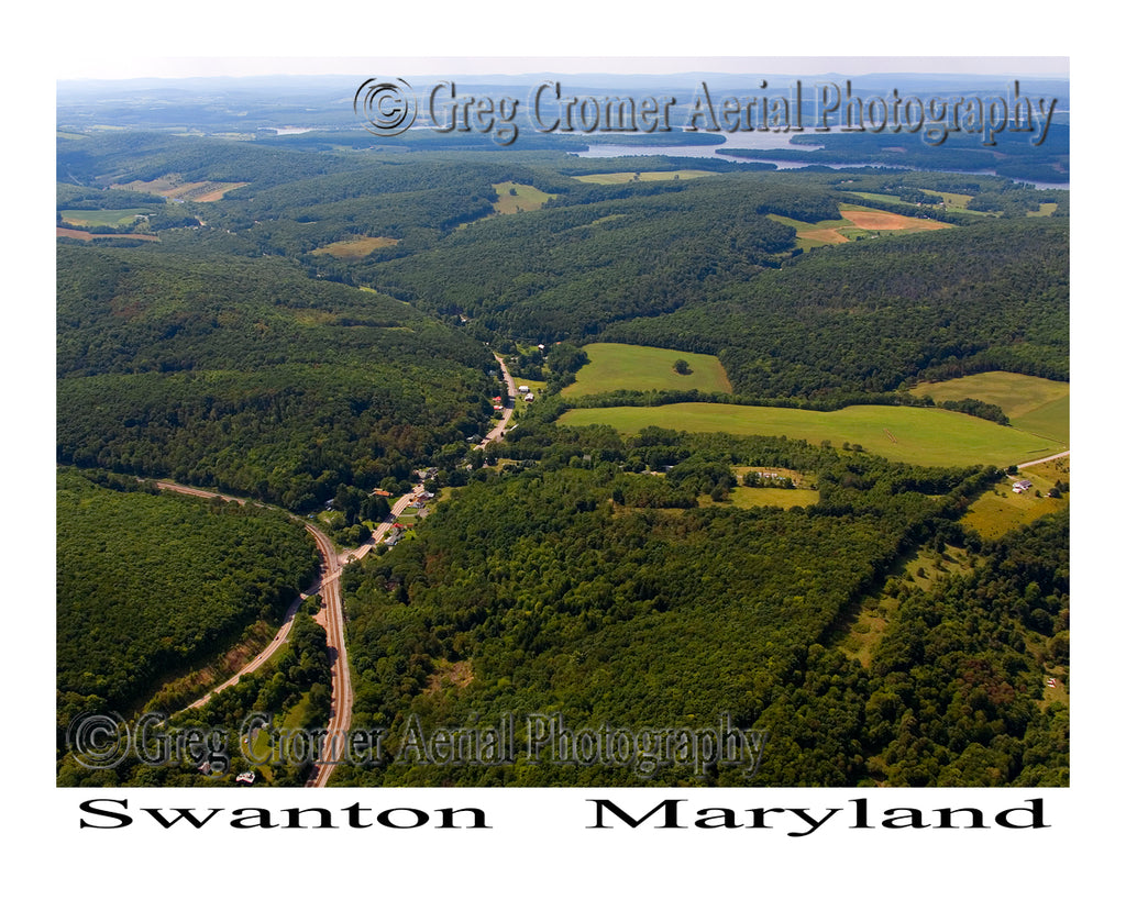 Aerial Photo of Swanton, Maryland