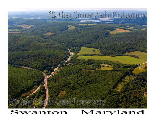 Aerial Photo of Swanton, Maryland