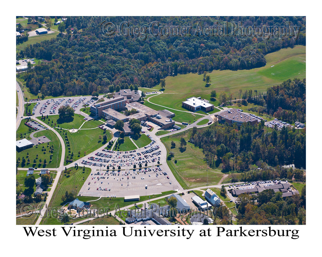 Aerial Photo of West Virginia University at Parkersburg, West Virginia