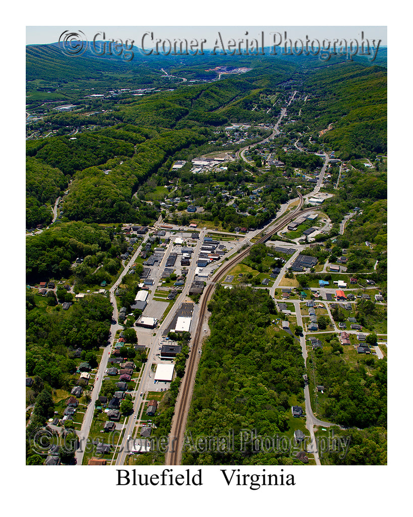 Aerial Photo of Bluefield, Virginia