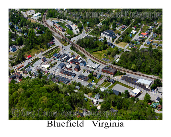 Aerial Photo of Bluefield, Virginia