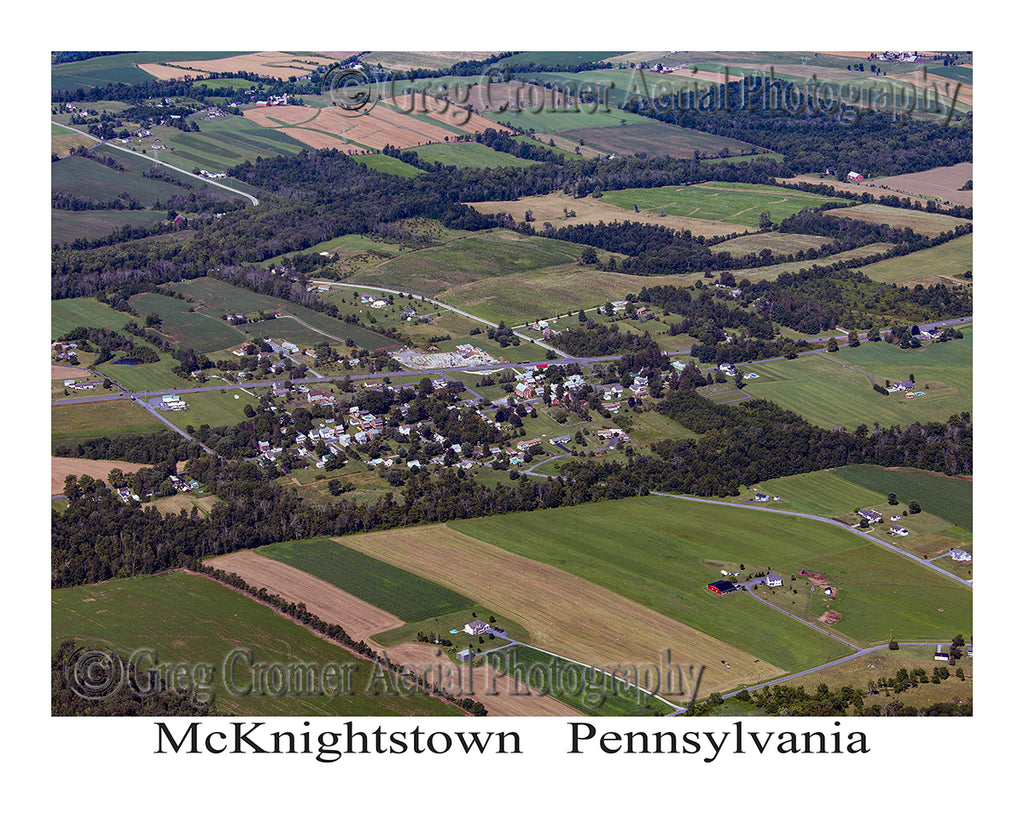 Aerial Photo of McKnightstown, Pennsylvania