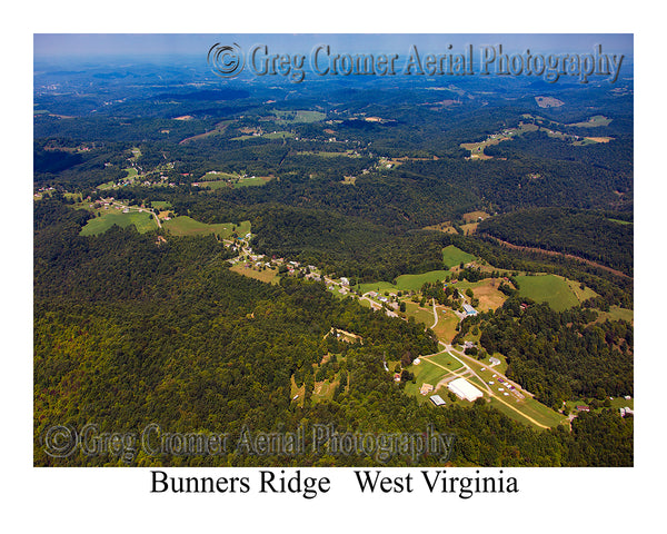Aerial Photo of Bunners Ridge, West Virginia