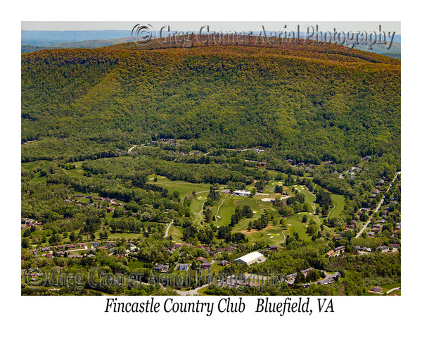 Aerial Photo of Fincastle, Bluefield, Virginia
