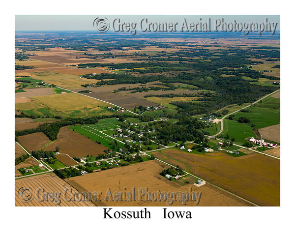 Aerial Photo of Kossuth, Iowa