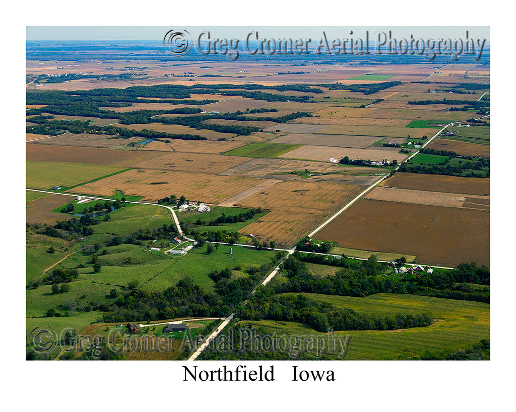 Aerial Photo of Northfield, Iowa